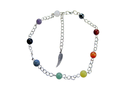 Silver Plated | Gemstone Anklets